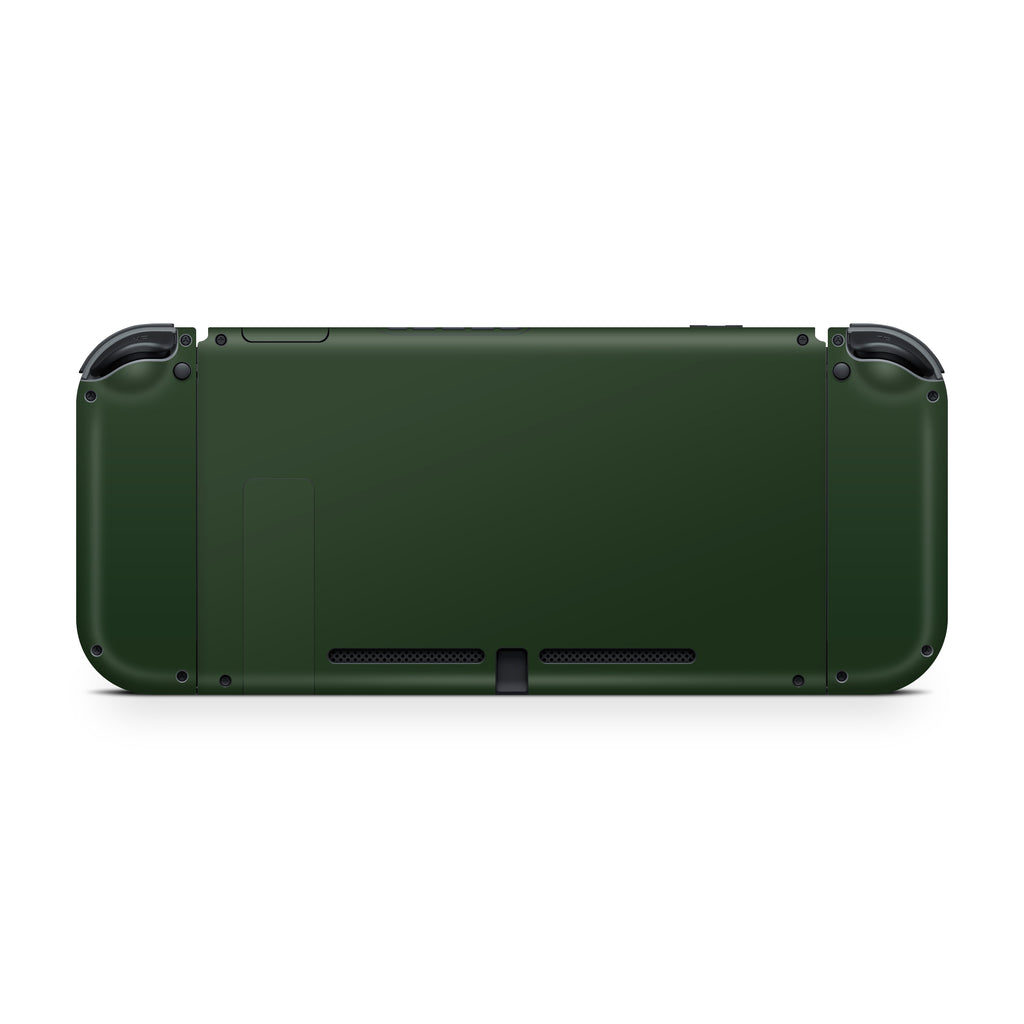 forest green nintendo switch back console