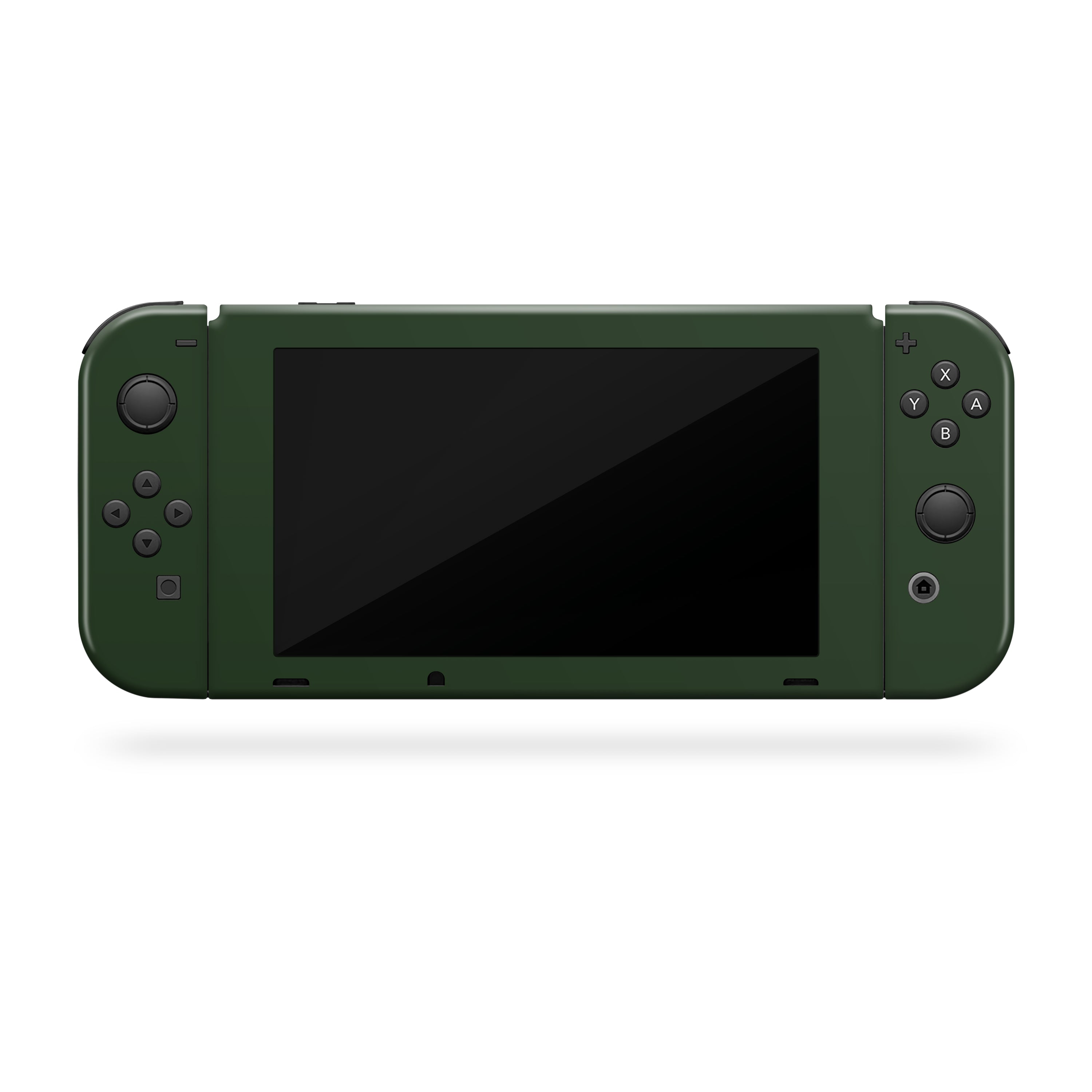 forest green nintendo switch front console