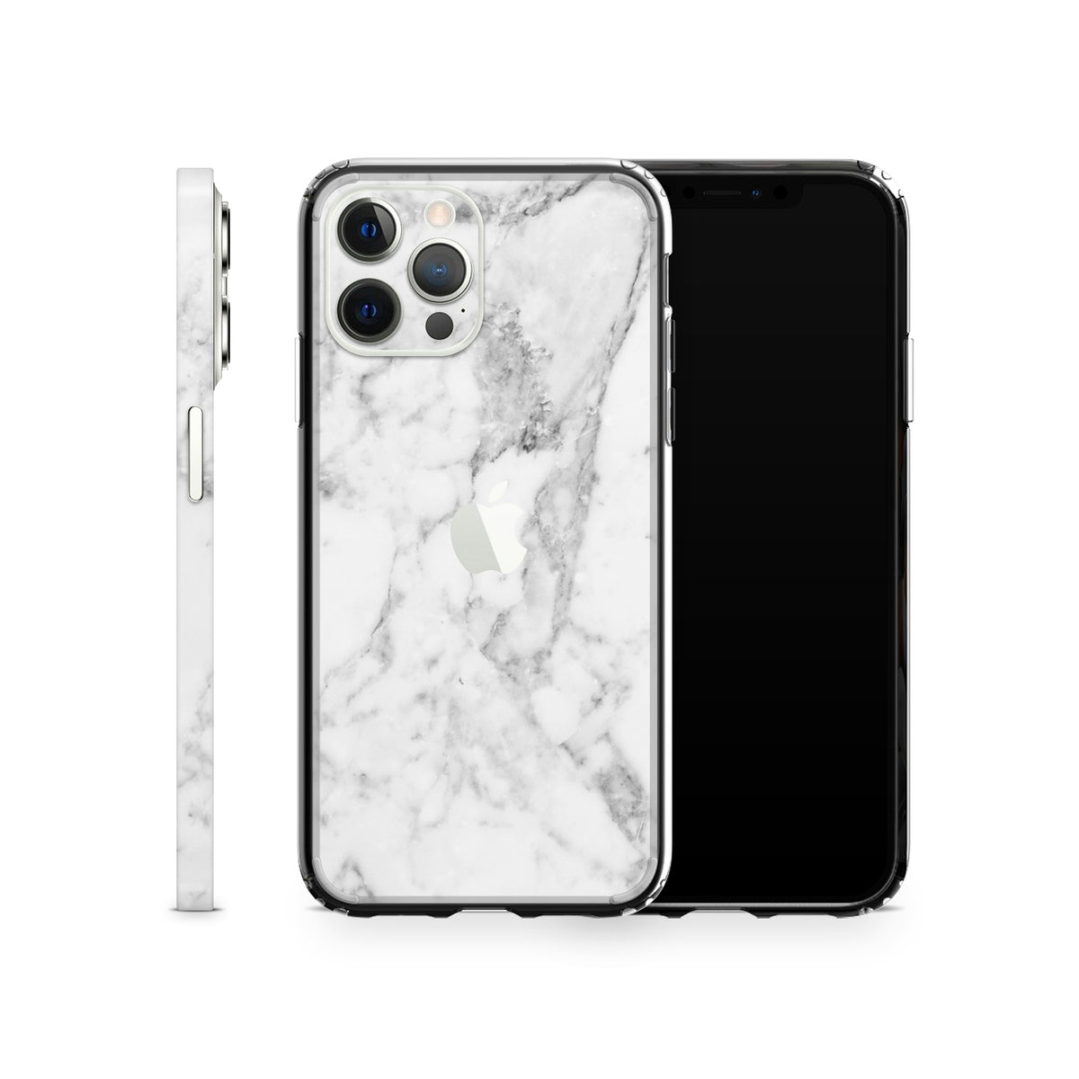 White Marble iPhone 13 Pro Max Skin + Case Uniqfind