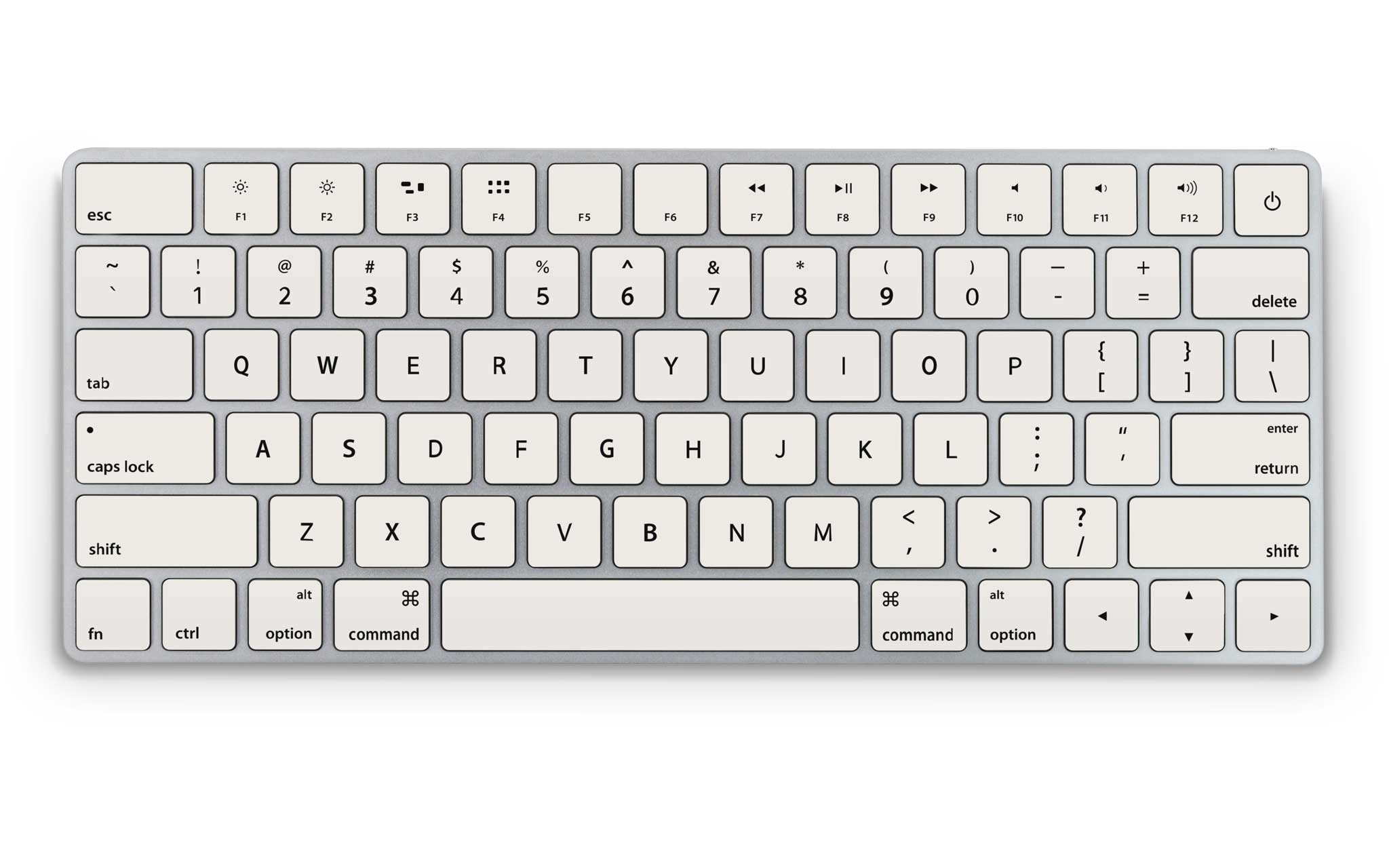 ivory white magic keyboard skin
