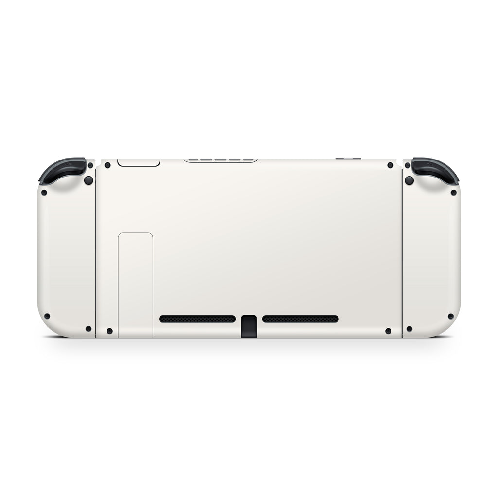 ivory white nintendo switch back console
