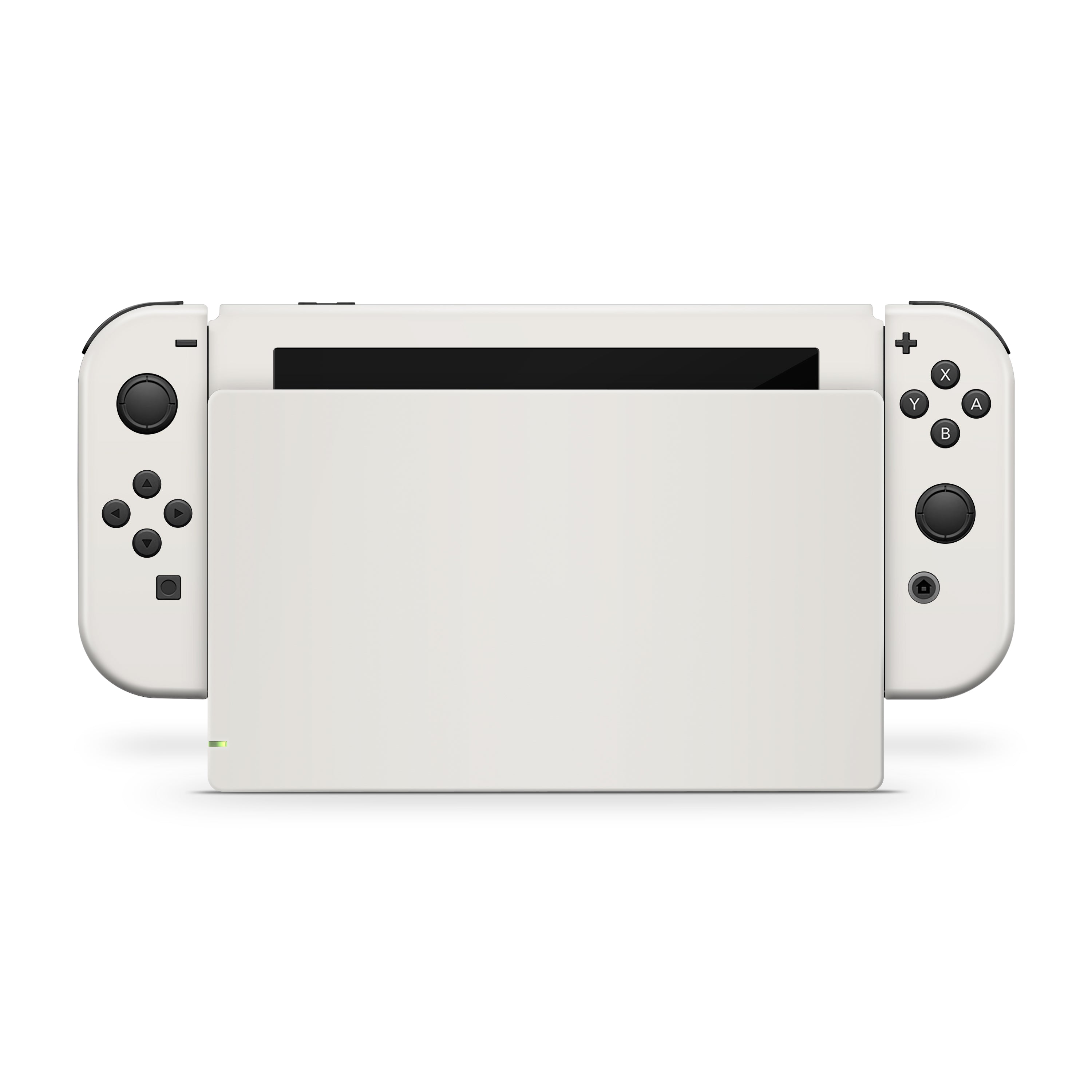 ivory white nintendo switch console and dock
