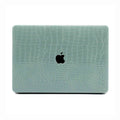 mint faux crocodile macbook case
