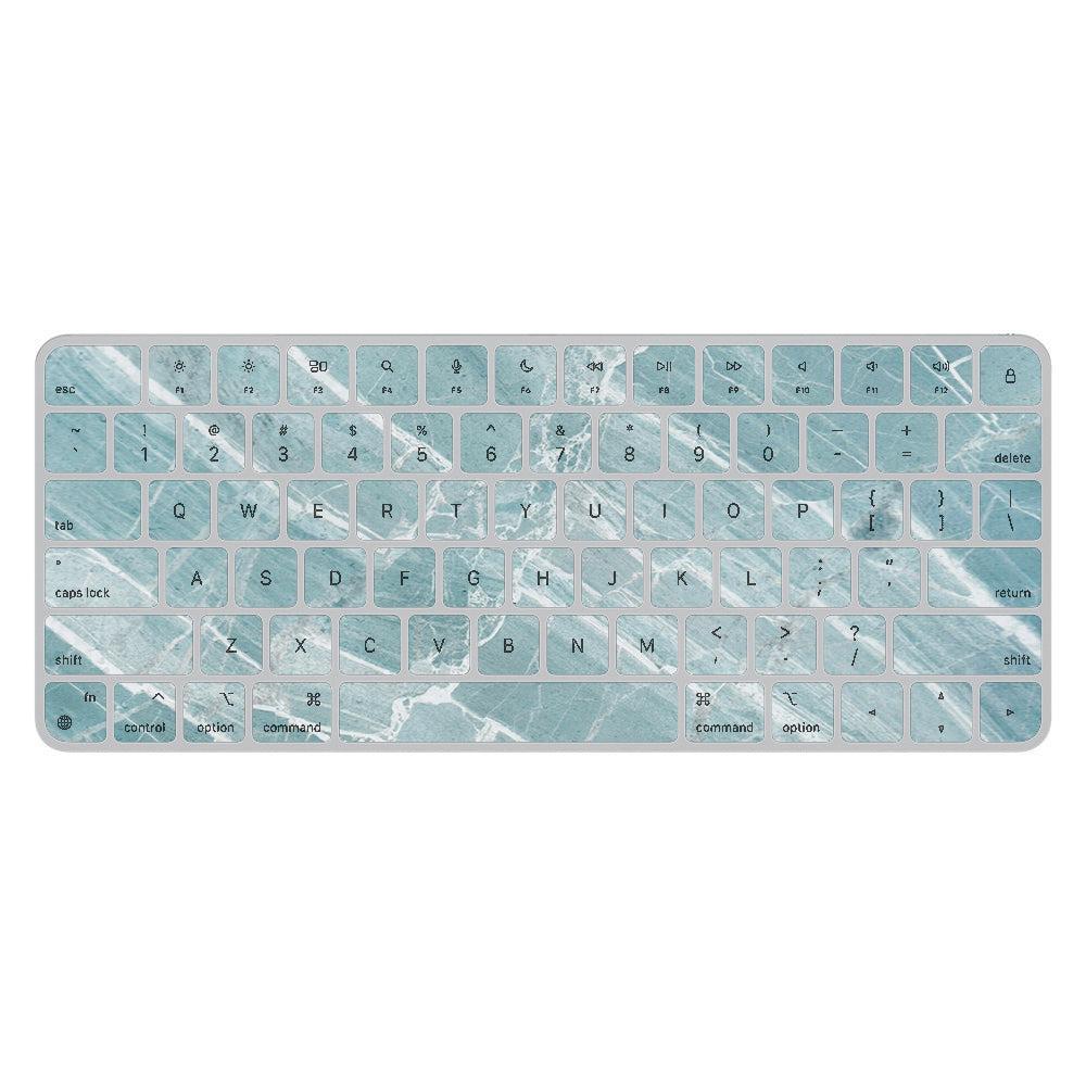 Mint Marble Magic Keyboard Skin
