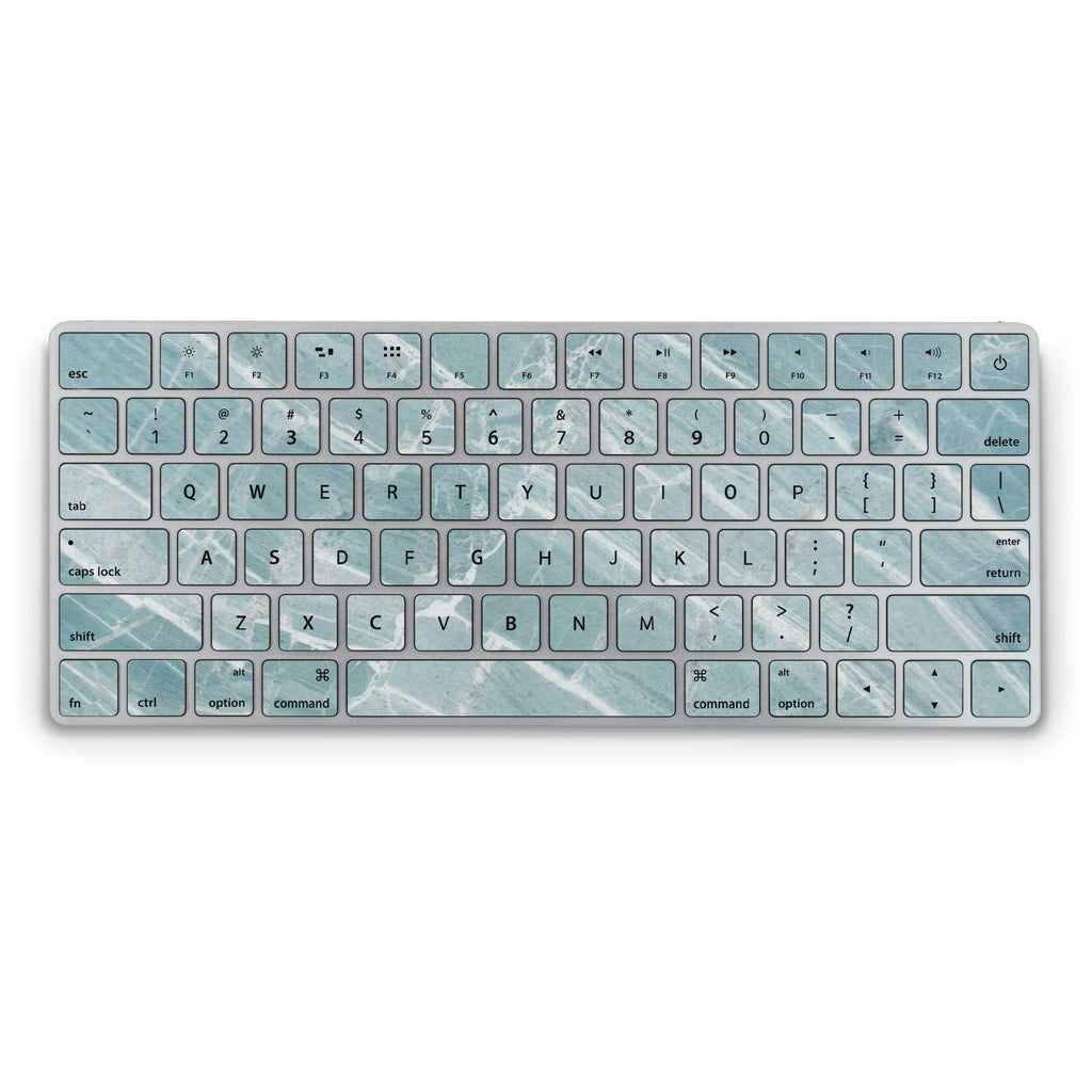 Mint Marble Magic Keyboard Skin