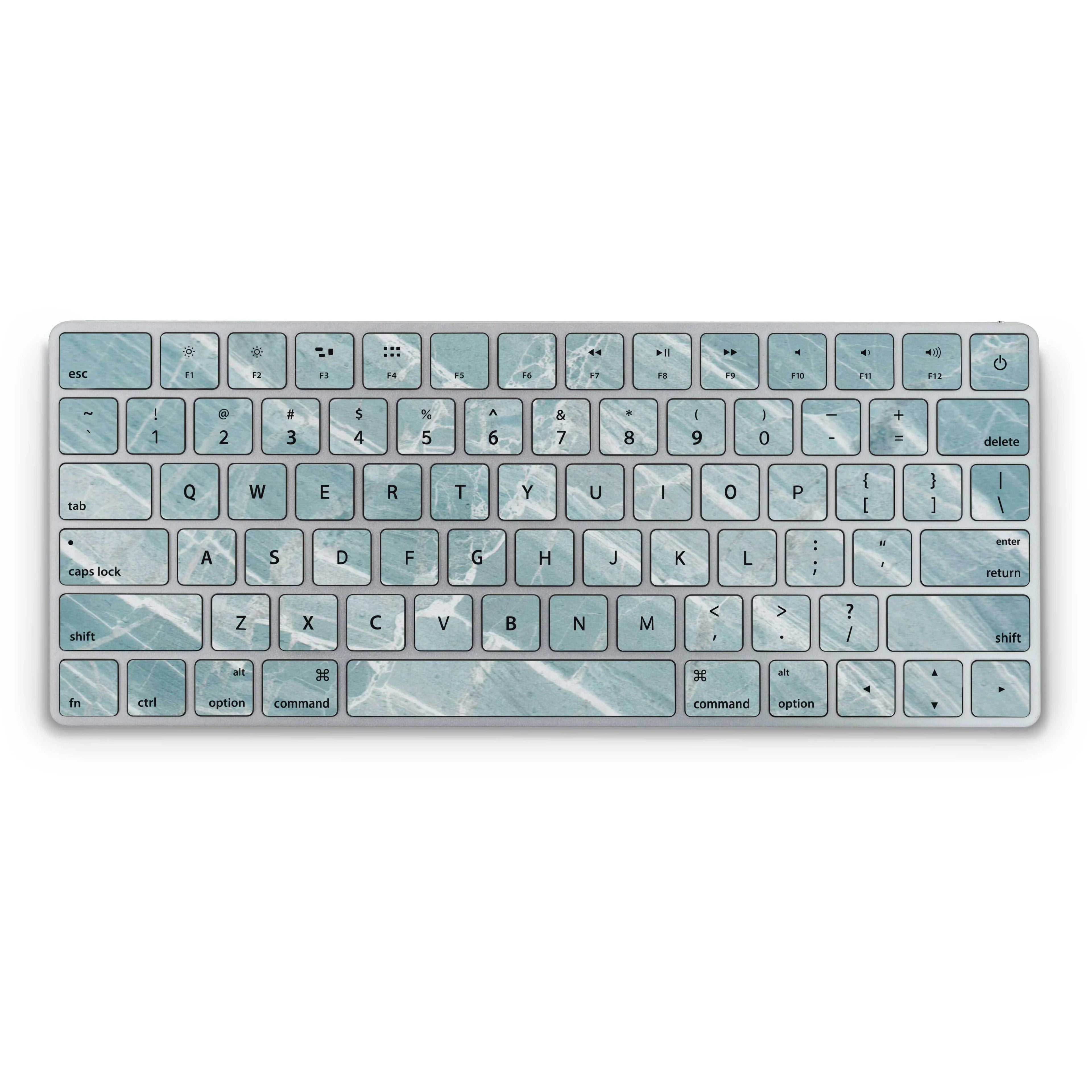 Mint Marble Magic Keyboard Skin