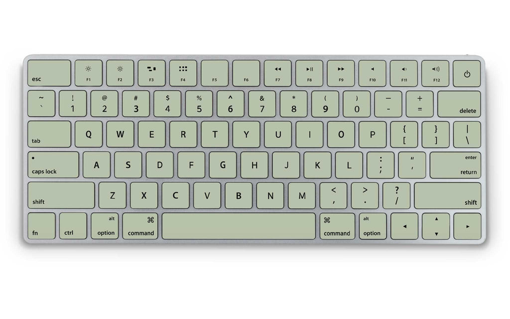 sage green magic keyboard skin