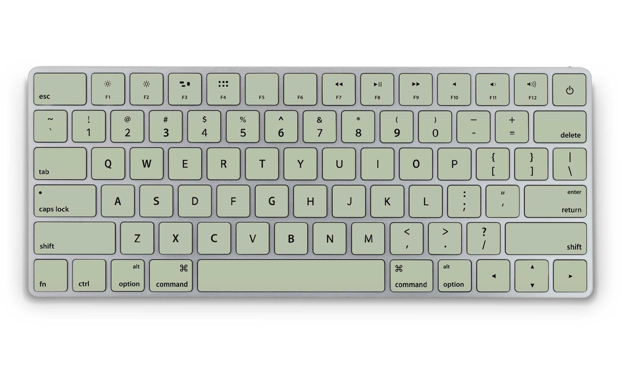 sage green magic keyboard skin