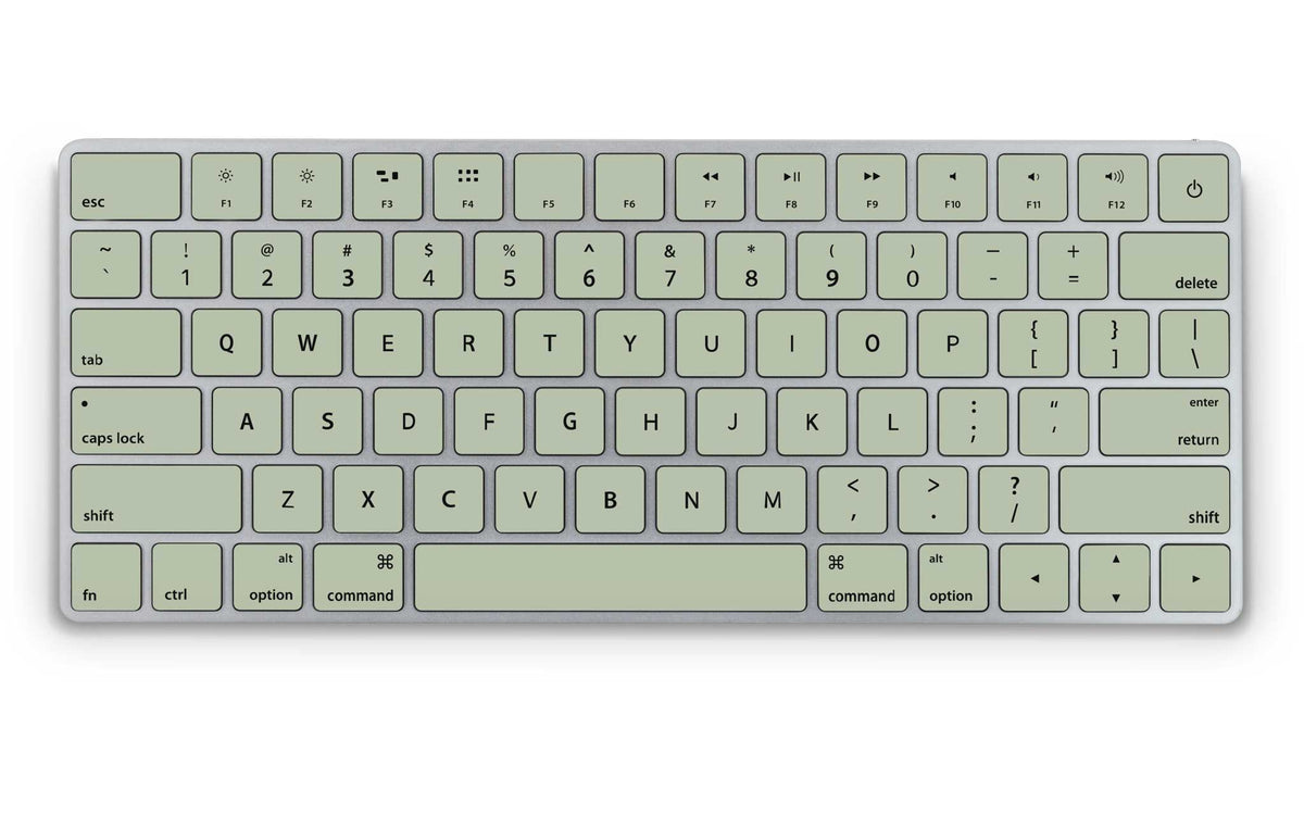 sage green magic keyboard skin
