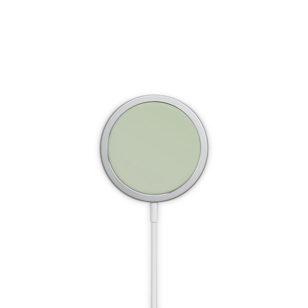 sage green magsafe charger skin