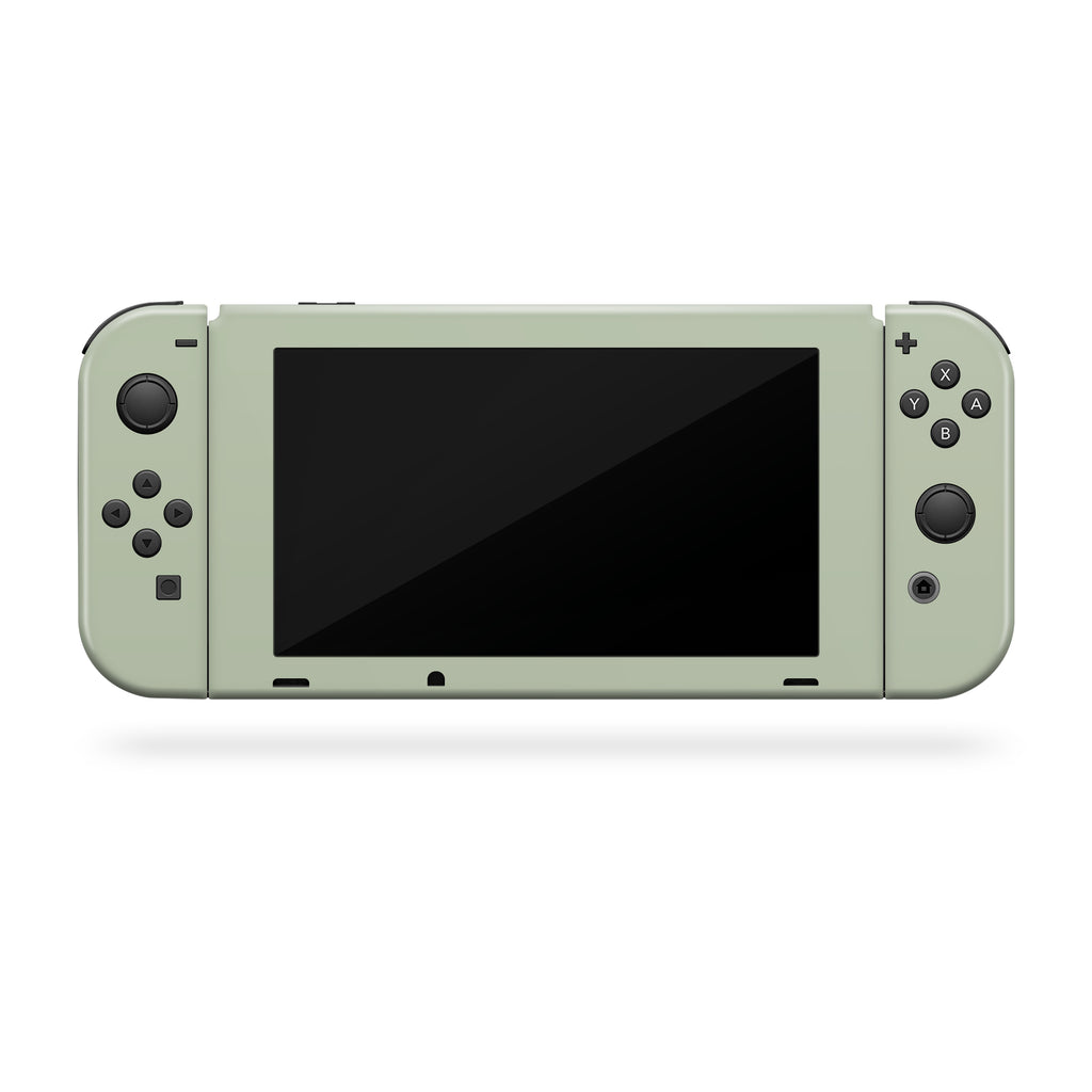 sage green nintendo switch front console