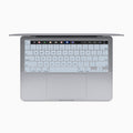 soft blue internal macbook keyboard skin