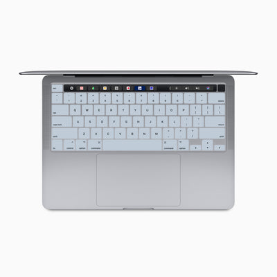 Clavier MacBook souple bleu – Skin de protection