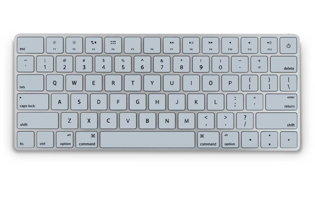 soft blue magic keyboard skin