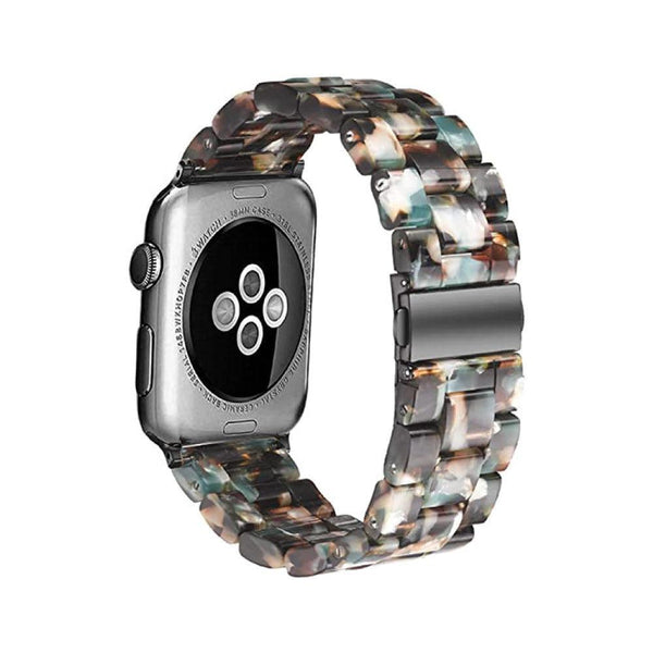 Turquoise Fleck Tortoise Shell Apple Watch Band | Uniqfind