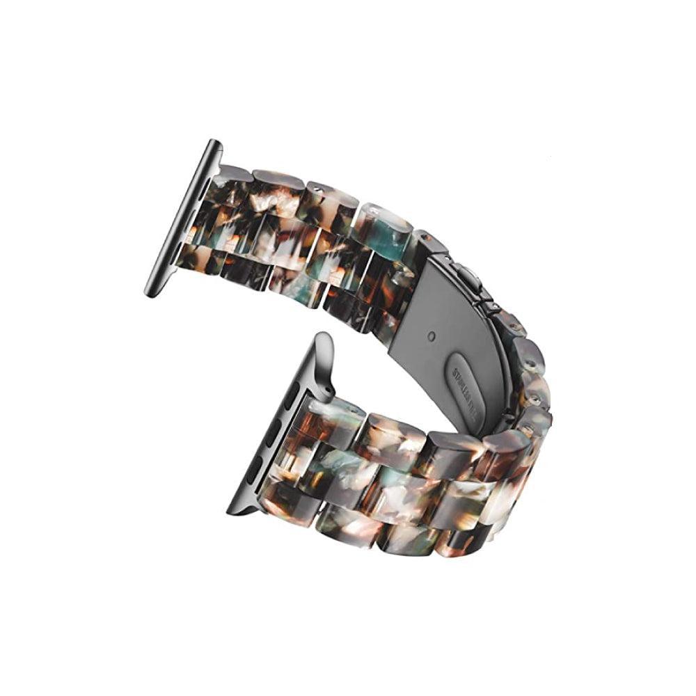 Turquoise Fleck Tortoise Shell Apple Watch Band | Uniqfind