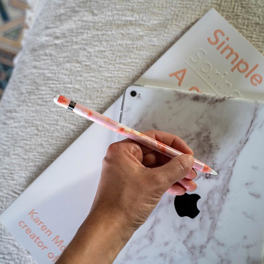 Blush Marble Apple Pencil Skin
