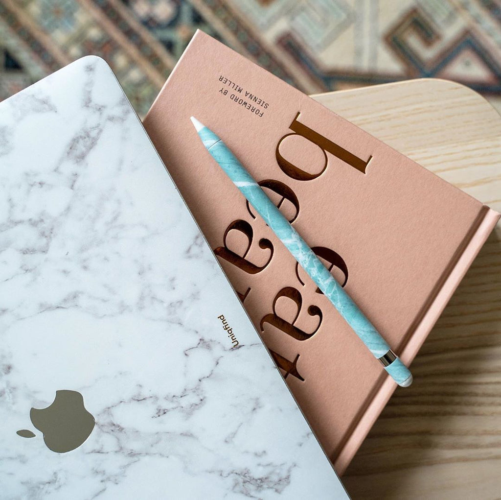 Mint Marble Apple Pencil Skin