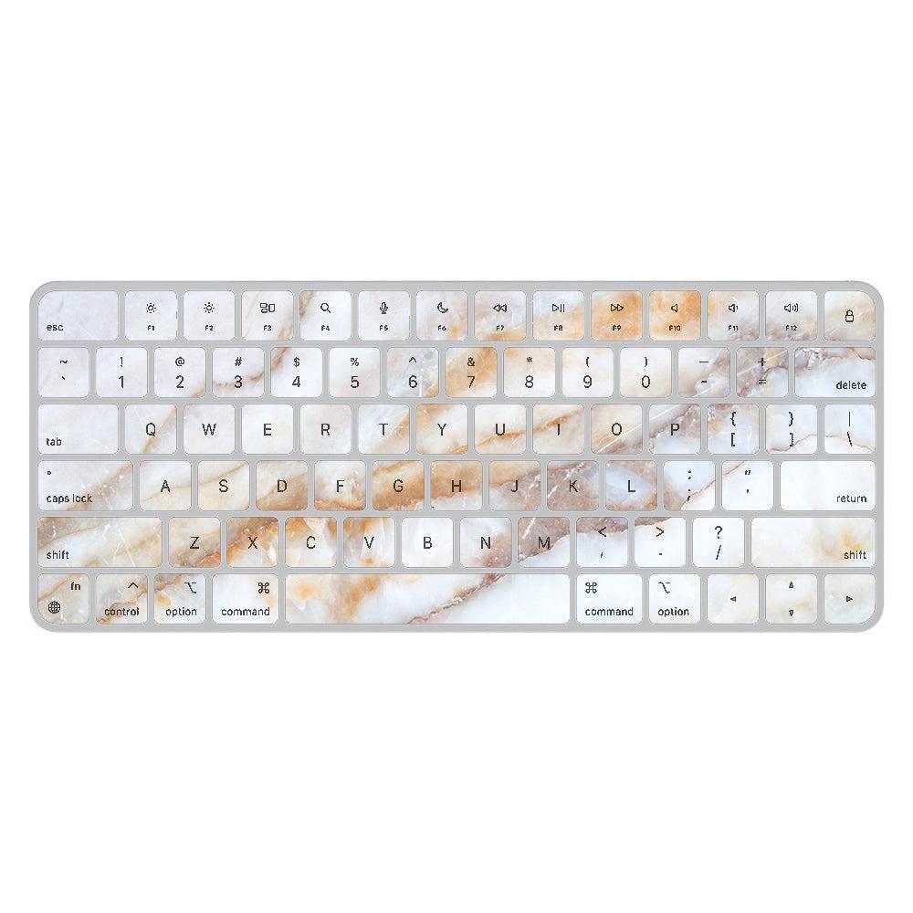 Vanilla Marble Magic Keyboard Skin