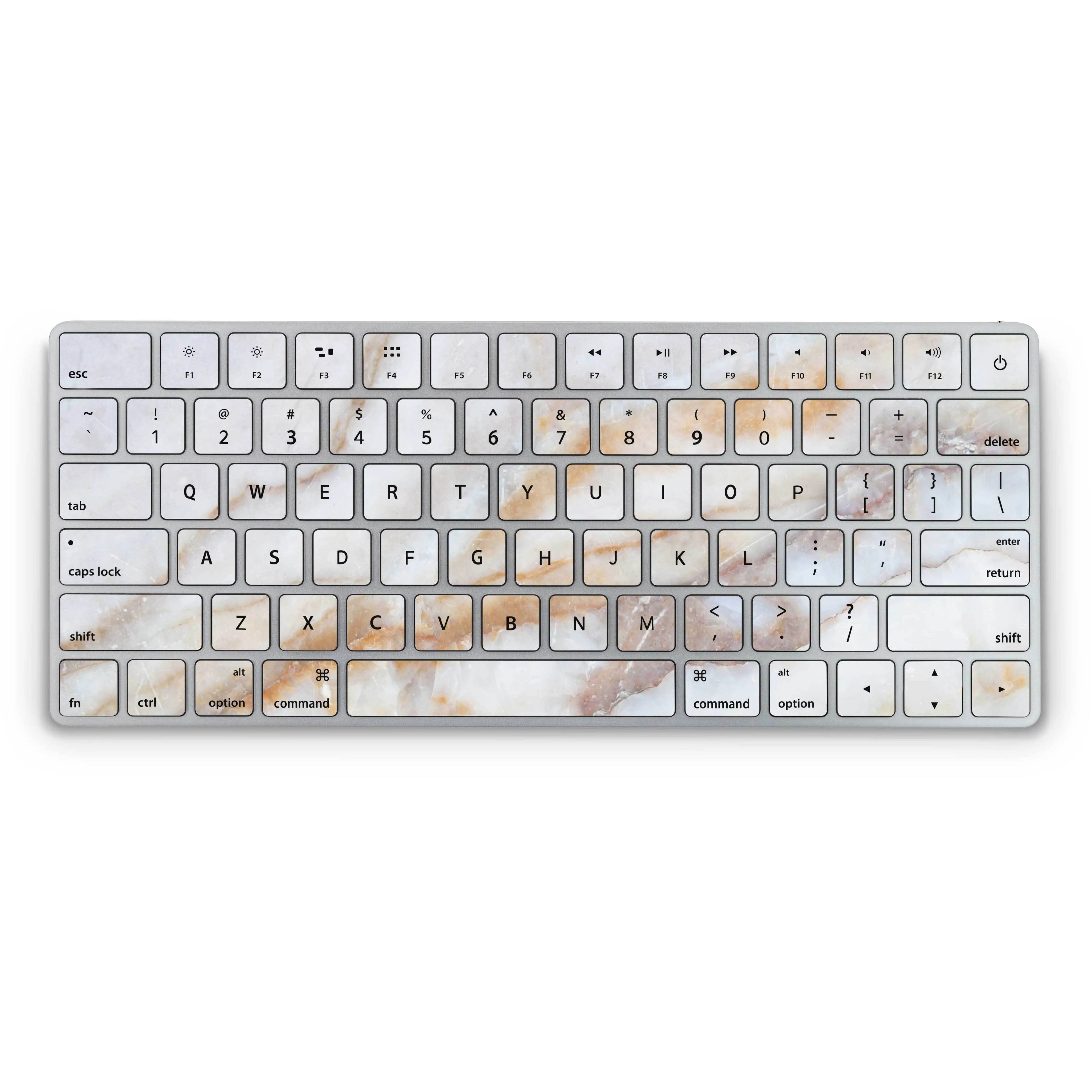 Vanilla Marble Magic Keyboard Skin