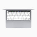white internal macbook keyboard skin