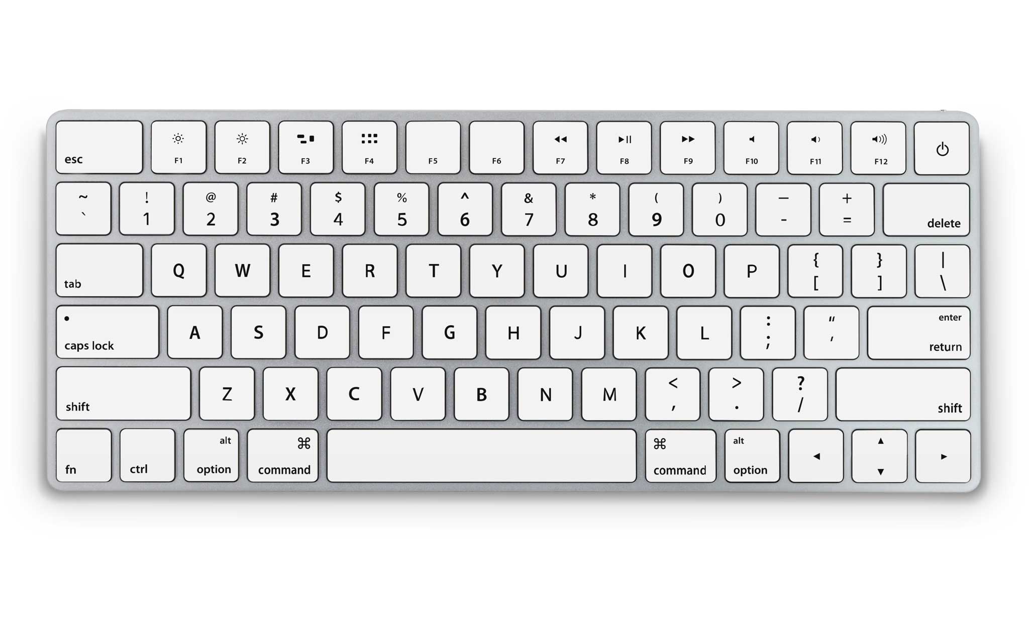white magic keyboard skin