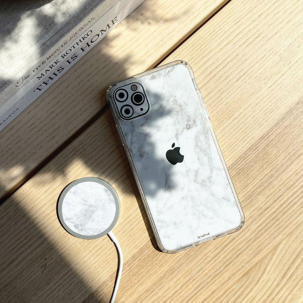 White Marble iPhone 11 Pro Max Skin + Case Uniqfind